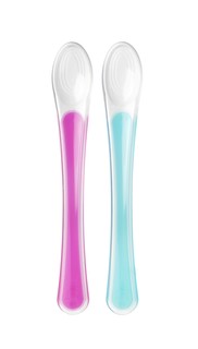 Ложечки Tommee Tippee для первого прикорма, 2 шт., цвет: голубой, розовый