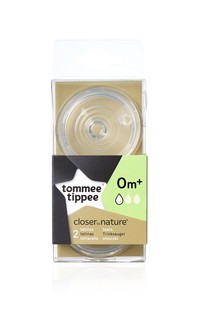 Соски для бутылочки Tommee Tippee "Close to nature" медленный поток, 2 шт.