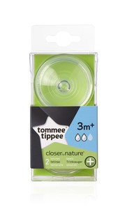 Соски для антиколиковой бутылочки Tommee Tippee "Close to nature" средний поток, 2 шт.