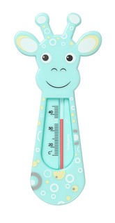 Термометр для купания BabyOno Жирафик, цвет: бирюзовый