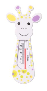 Термометр для купания BabyOno Жирафик, цвет: белый