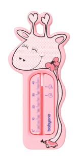 Термометр для воды BabyOno Romantic Giraffe, цвет: розовый