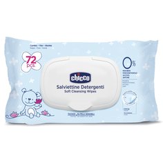 Влажные салфетки с клапаном Chicco, 72 шт.