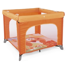 Манеж Chicco Open Box Fancy Chicken, оранжевый