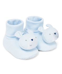 Пинетки-носочки "Щеночек", голубой Mothercare