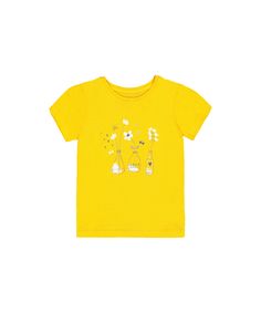 Футболка "Вазы с цветами", желтый Mothercare