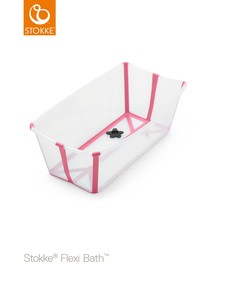 Ванночка складная Stokke Flexi, цвет: розовый