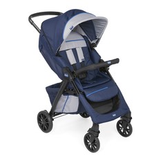 Прогулочная коляска Chicco Kwik.One Blueprint, цвет: синий