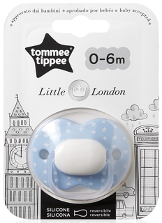 Пустышка силиконовая TOMMEE TIPPEE "Лондон", 0-6 мес.