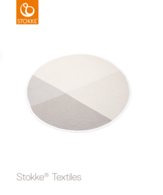 Одеяло Stokke Knit Beige OCS, 95 см