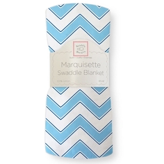 Пеленка тонкая SwaddleDesigns Маркизет Blue Chevron