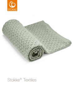 Одеяло из шерсти мериноса Stokke, зеленый