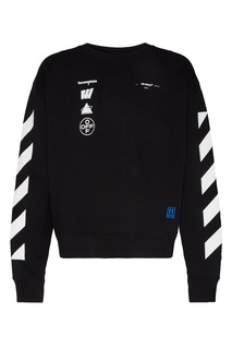 Свитшот с контрастным рисунком Off White
