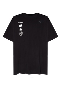 Футболка с принтом Mariana De Silva Off White