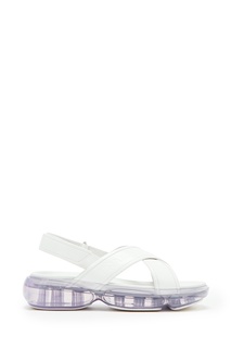 Белые сандалии Cloudbust Prada