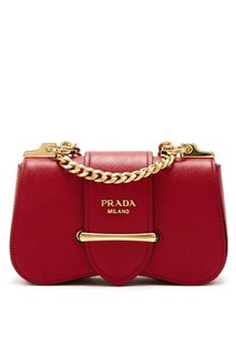 Бордовая сумка Sidonie Prada