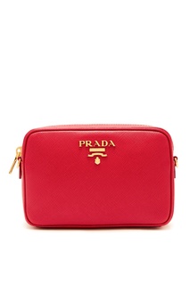 Красная сумка-кроссбоди Prada