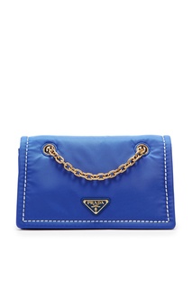Синяя сумка из нейлона Prada