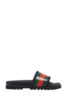 Резиновые сандалии Web Gucci