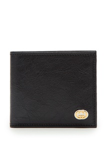 Кошелек из кожи с переплетенной монограммой GG Gucci Man