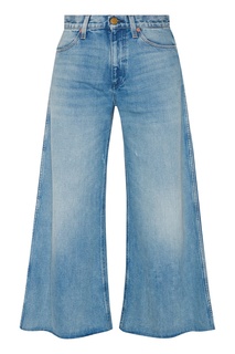 Голубые джинсы со вставками Gucci