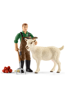 Фермер с козлом Schleich