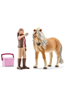 Конюх и Исландский пони Schleich