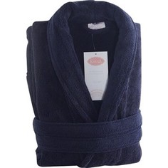 Халат мужской Karna микрокоттон Mora L (3101/CHAR001) Синий