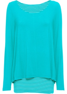 Футболка 2 в 1 с длинным рукавом Bonprix