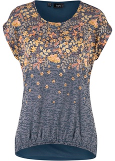 Футболка с узором деворе Bonprix