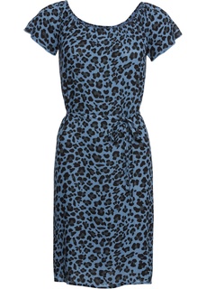Платье жатое с леопардовым принтом Bonprix