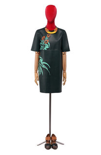 Кожаное платье Marni