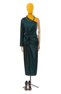 Шелковое платье Lanvin