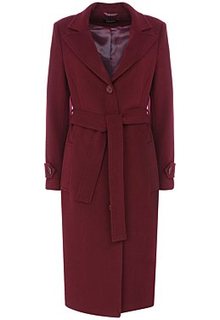 Удлиненное пальто с поясом Снежная Королева