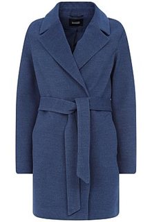 ЖЕНСКОЕ ТЕКСТИЛЬНОЕ ПАЛЬТО С ПОЯСОМ ИЗ ТЕКСТИЛЬНЫХ МАТЕРИАЛОВ Снежная Королева