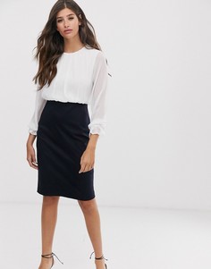 Платье с отделкой на рукавах Ted Baker Lizzata - Мульти