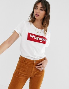 Футболка с логотипом Wrangler - Белый