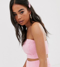 Бралетт из ткани букле Reclaimed Vintage inspired - Фиолетовый