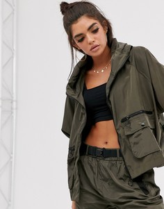 Oversize-куртка цвета хаки QED London - Зеленый