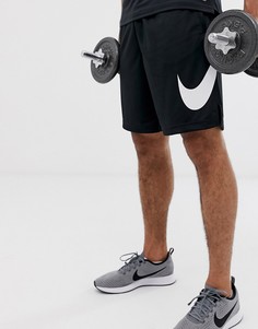 Черные шорты с логотипом-галочкой Nike Training Dry 4.0