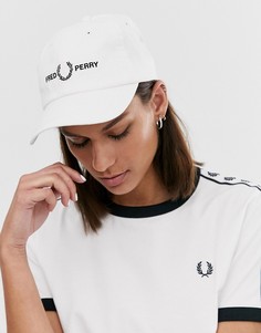 Кепка с графическим принтом Fred Perry - Белый