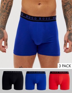 Комплект из 3 боксеров-брифов с логотипом BOSS - Мульти