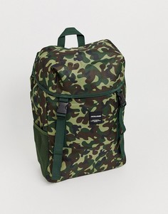 Рюкзак с камуфляжным принтом Jack & Jones - Зеленый
