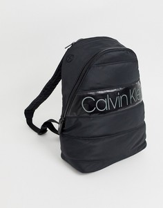 Черный рюкзак с логотипом Calvin Klein Puffer - Черный