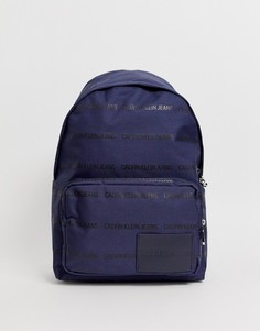 Темно-синий рюкзак с логотипом Calvin Klein Jeans - Темно-синий