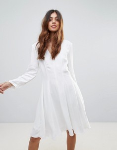 Короткое приталенное платье French Connection Modern Kantha - Белый