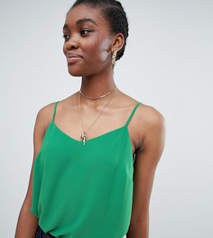 Топ на тонких бретельках New Look - Зеленый