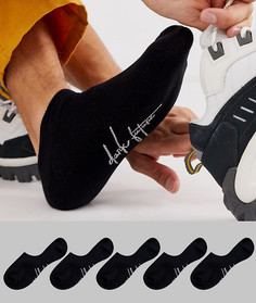 Комплект из 5 пар спортивных носков ASOS DESIGN - Черный
