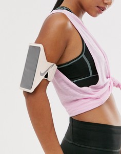 Розовый браслет на предплечье с чехлом для телефона Nike Running - Розовый