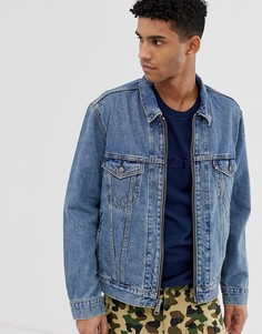 Мраморная джинсовая куртка на молнии Levis YOUTH type 3 - Черный Levis®